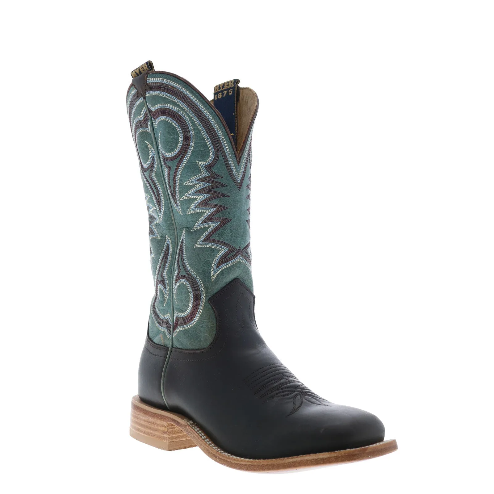 Rainy Day Soft Sole Hyer Codell 13" HM11012 Mens Brown Cowhide Leather Western Cowboy Boots
