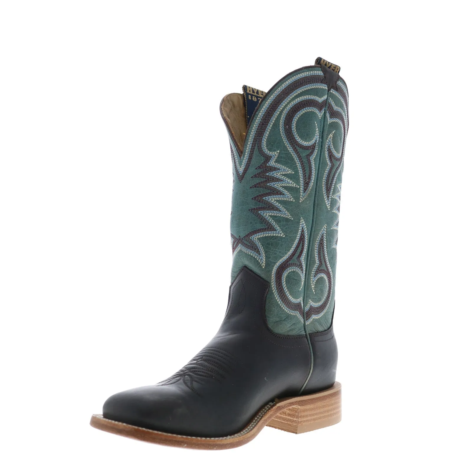 Hyer Codell 13" HM11012 Mens Brown Cowhide Leather Western Cowboy Boots Trendy Footwear Sporty Look