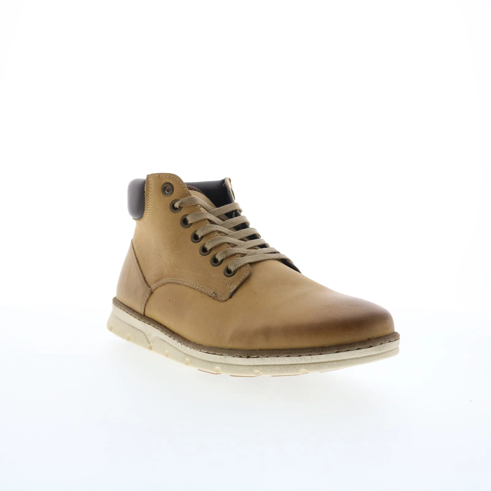 Cold Weather Gear Weekend Fit Parc City Boot Co. Eldorado 1601-52 Mens Brown Leather Chukkas Boots