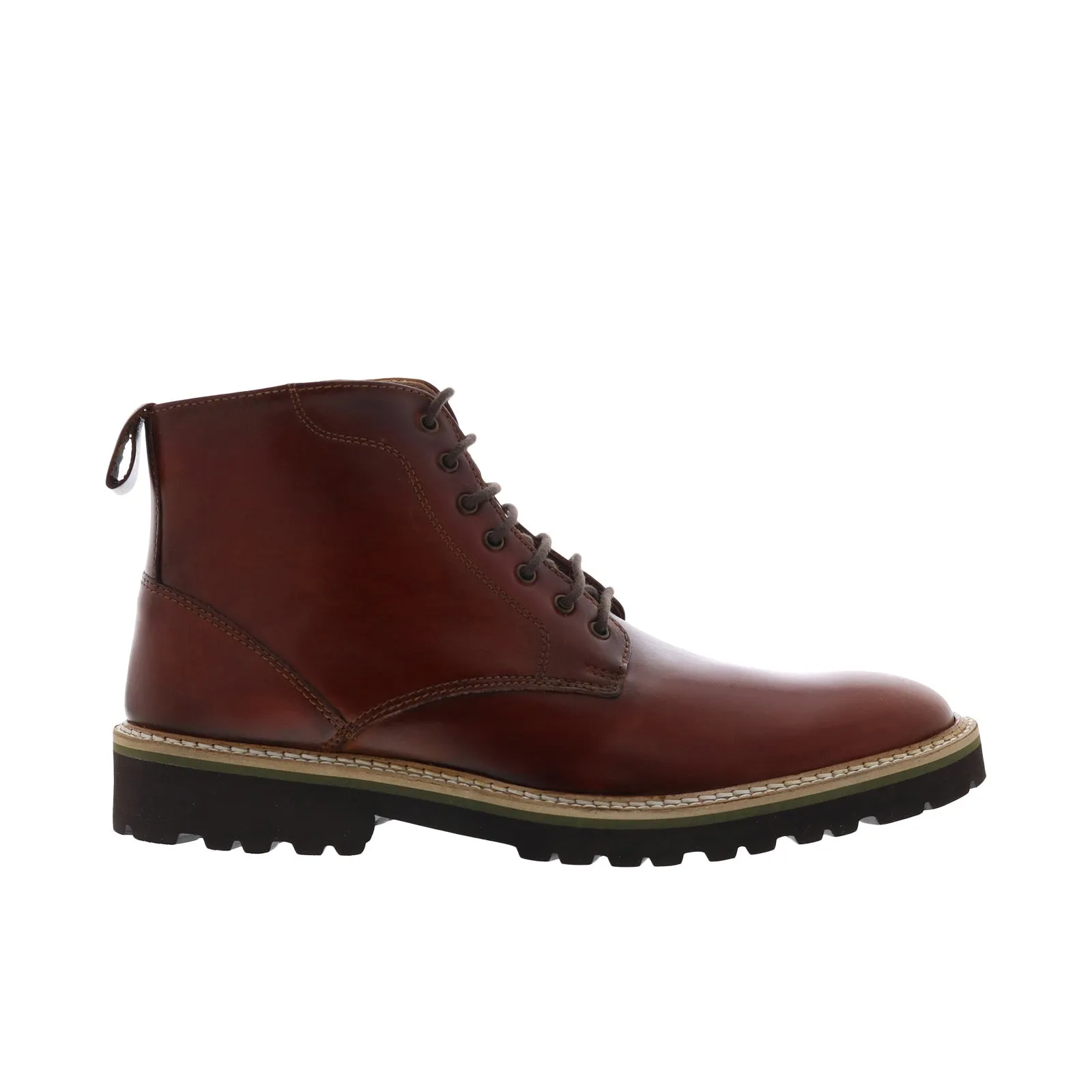 anti static Hybrid style Steve Madden P-Krypto Mens Brown Leather Lace Up Casual Dress Boots