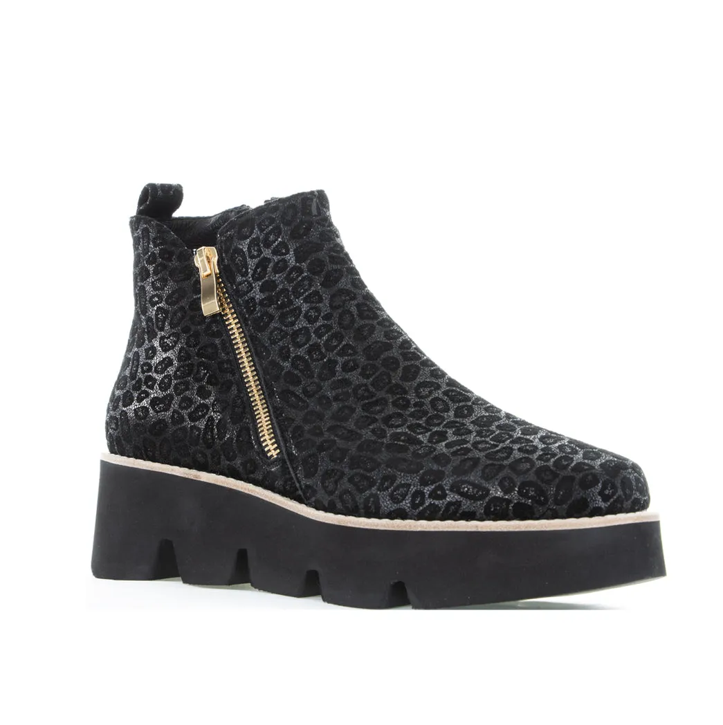 Practical Choice Rough texture BRESLEY SIGI BLACK LEOPARD