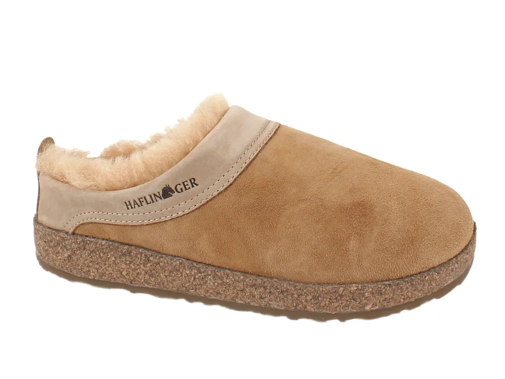 Haflinger Clogs Sheepskin Snowbird Natural Breathable Lining Casual Vibes
