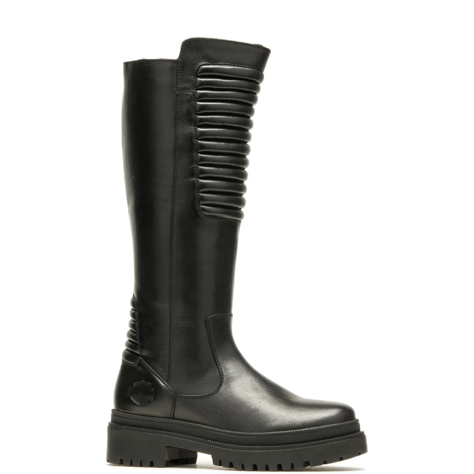 Stylish Versatility Camouflage Pattern Harley-Davidson Kamton 13" D87216 Womens Black Leather Motorcycle Boots