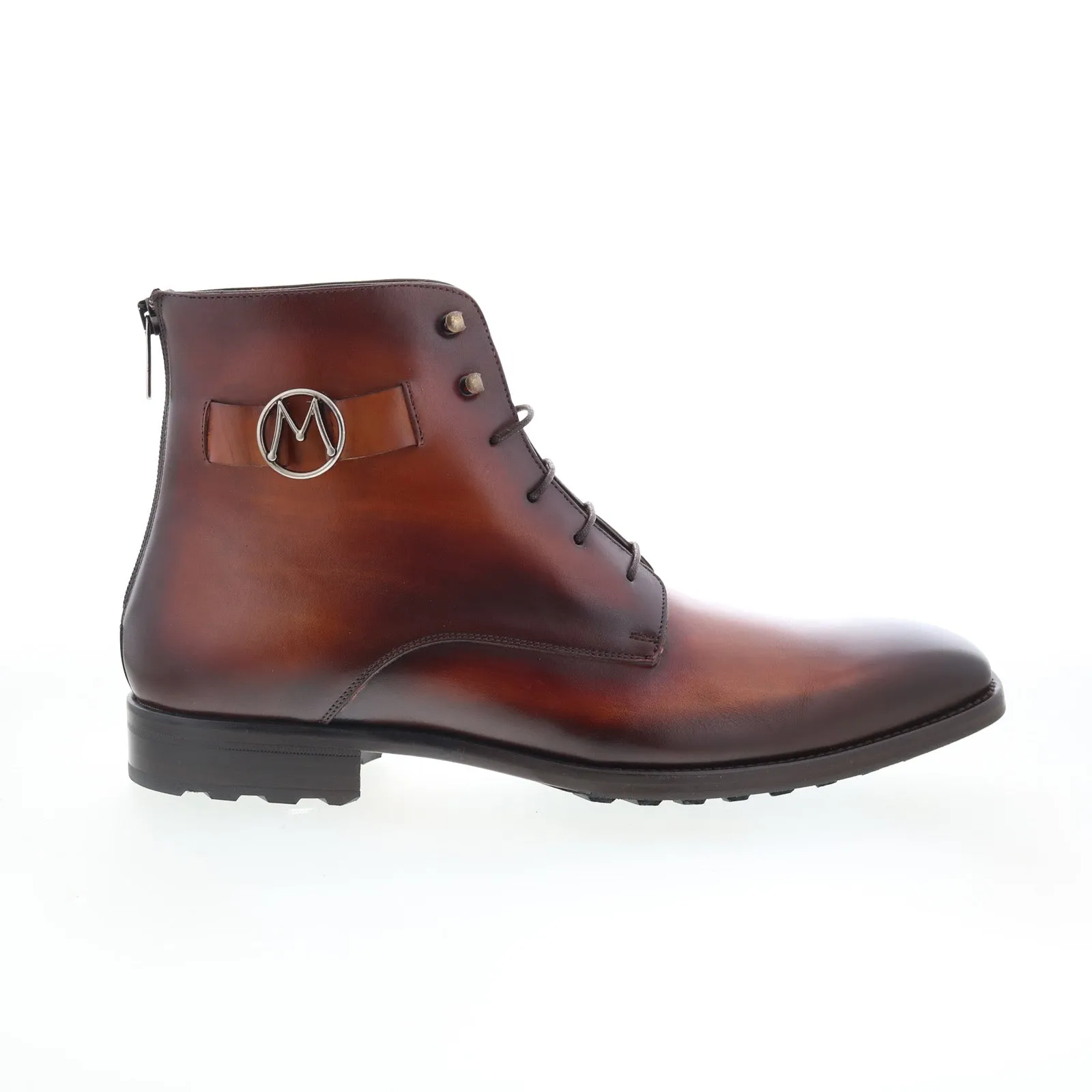 Mezlan Frontera Rugged Lace Up 20623 Mens Brown Leather Casual Dress Boots Secure Grip