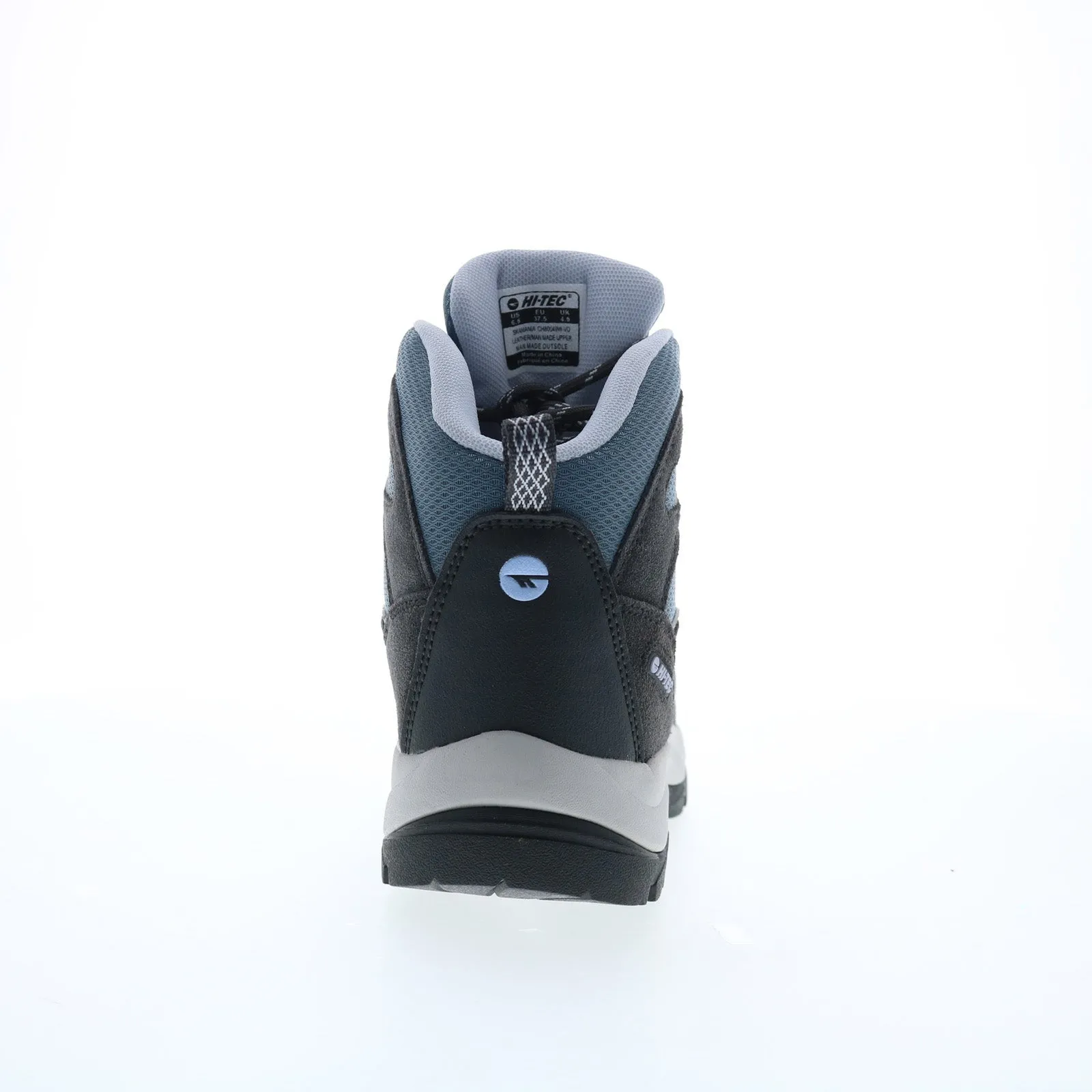 Hi-Tec Skamania Mid Waterproof CH80049W-VD Womens Gray Suede Hiking Boots Easy Clean