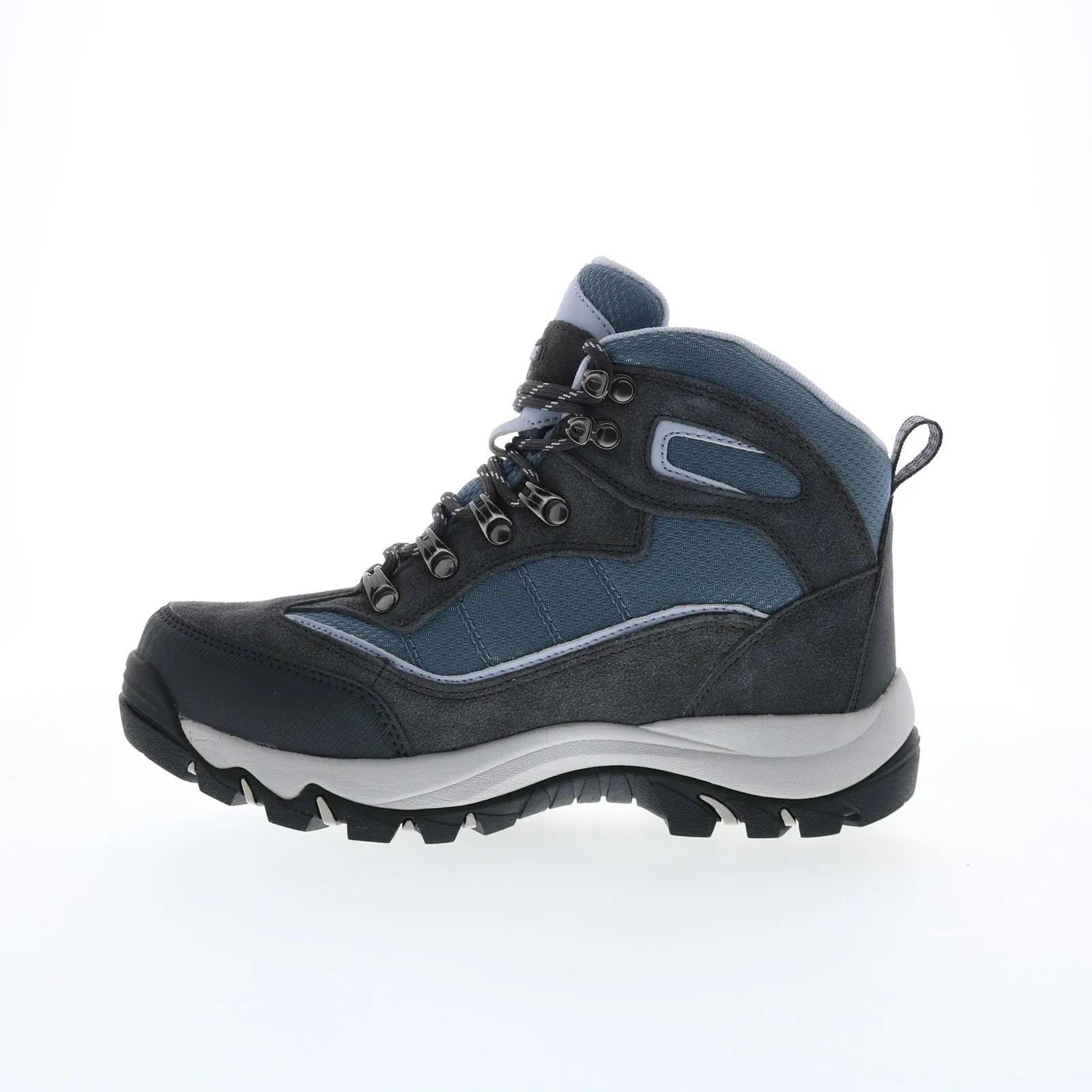 Hi-Tec Skamania Mid Waterproof CH80049W-VD Womens Gray Suede Hiking Boots Comfortable Support