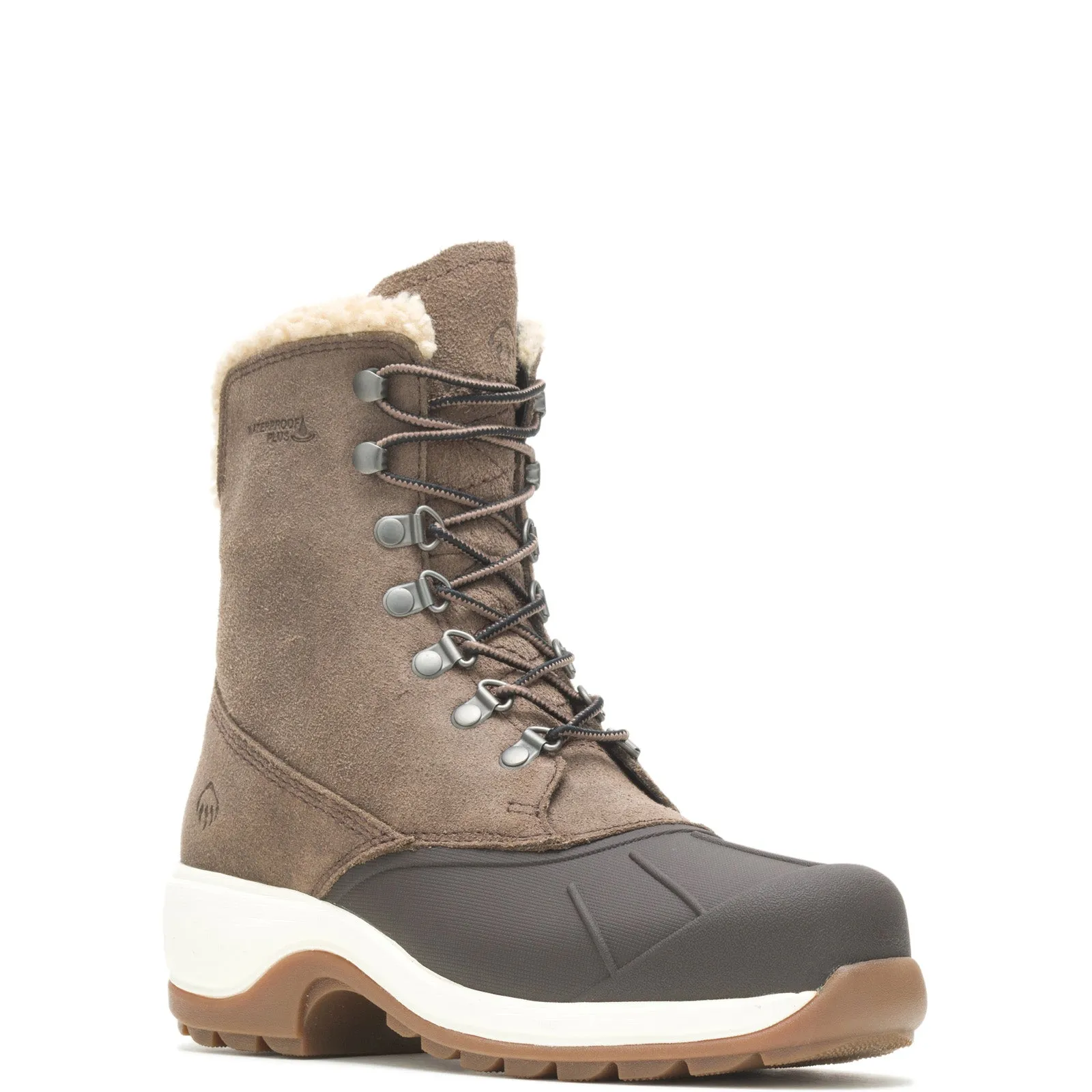 Wolverine Frost Insulated Tall W880217 Womens Brown Leather Work Boots Steel Toe