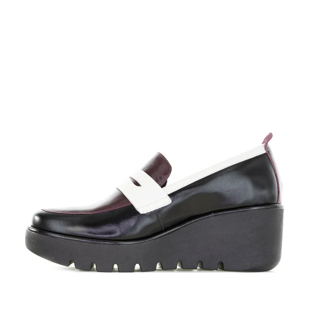 BRESLEY PROXY BLACK MULTI Soft Grip Practical Casual Shoes