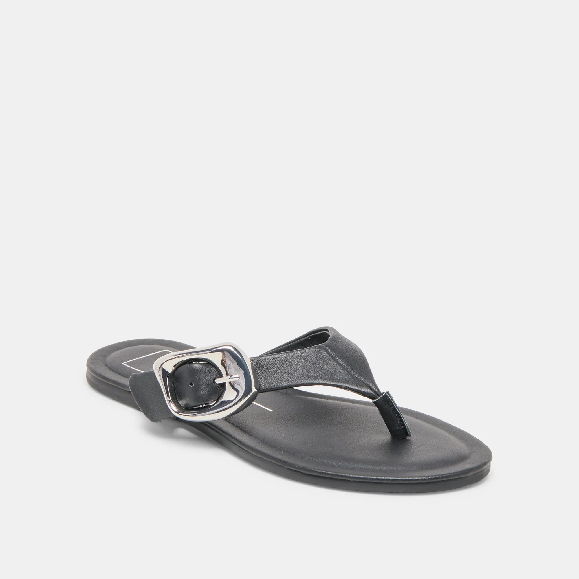 ROSSA SANDALS BLACK LEATHER Versatile Comfort