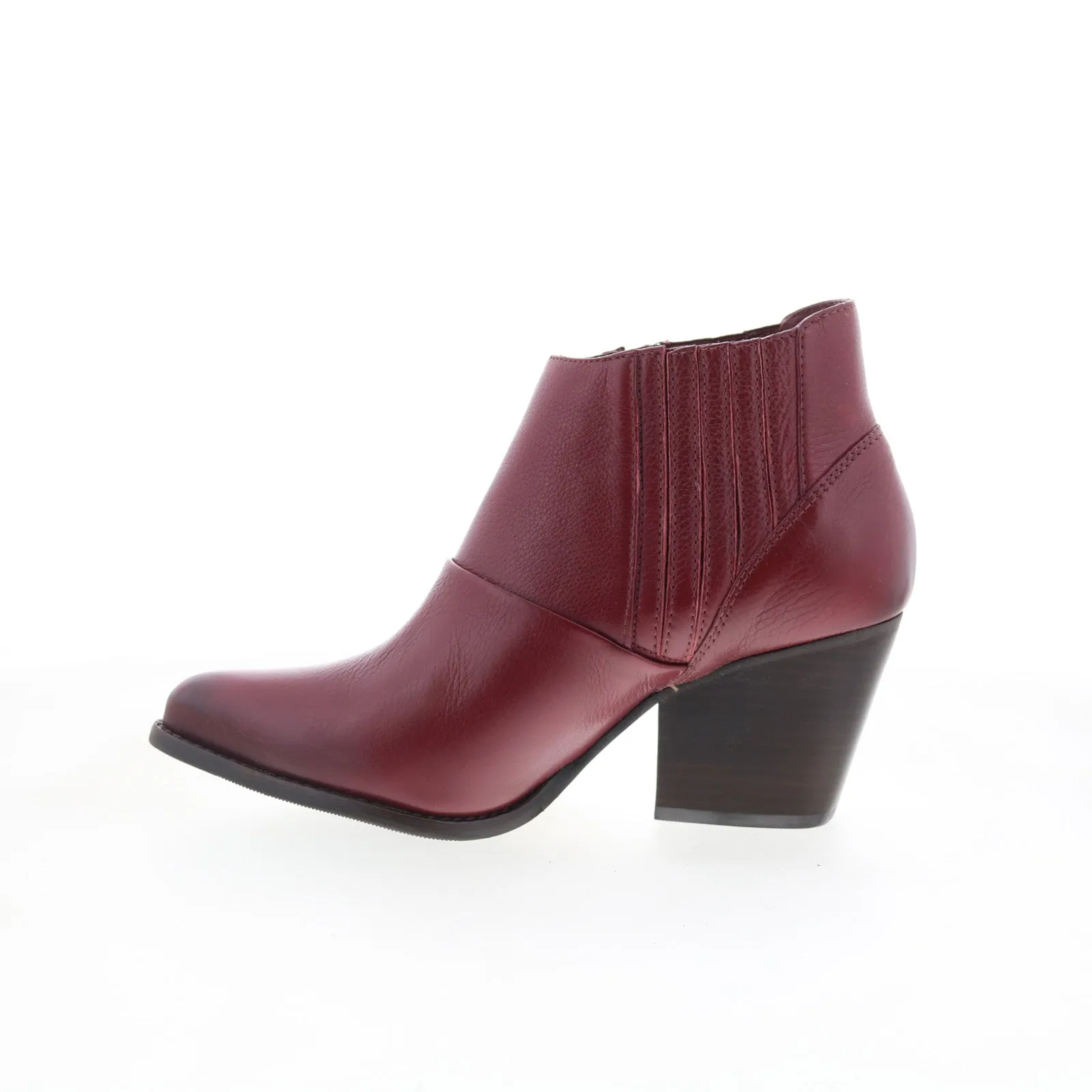 Comfort Oriented Johnston & Murphy Charlie 78-56514 Womens Red Leather Ankle & Booties Boots