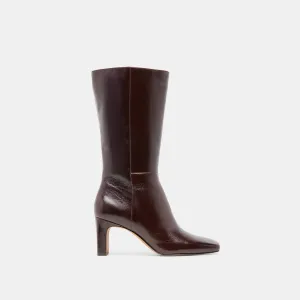 Lace-Up Design Support frame RIGGS BOOTS CHOCOLATE LEATHER