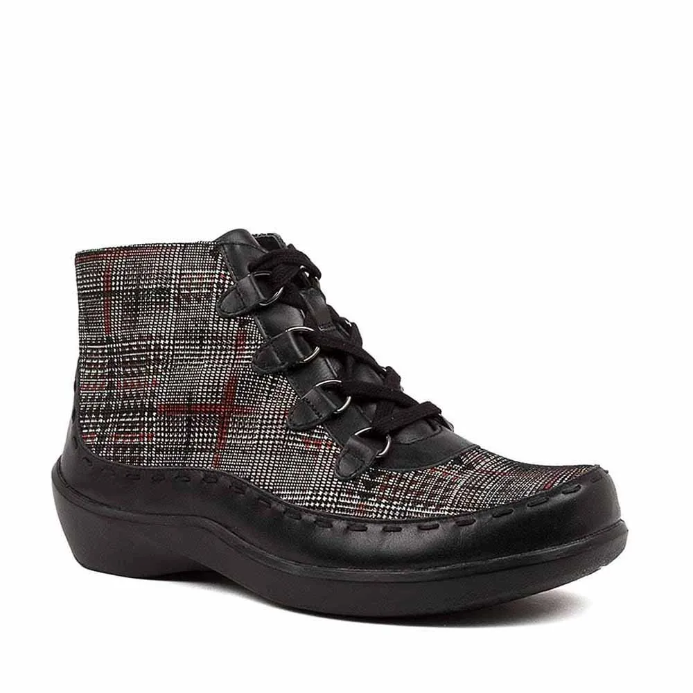 waterproof ZIERA ALEXIA BLACK-RED CHK