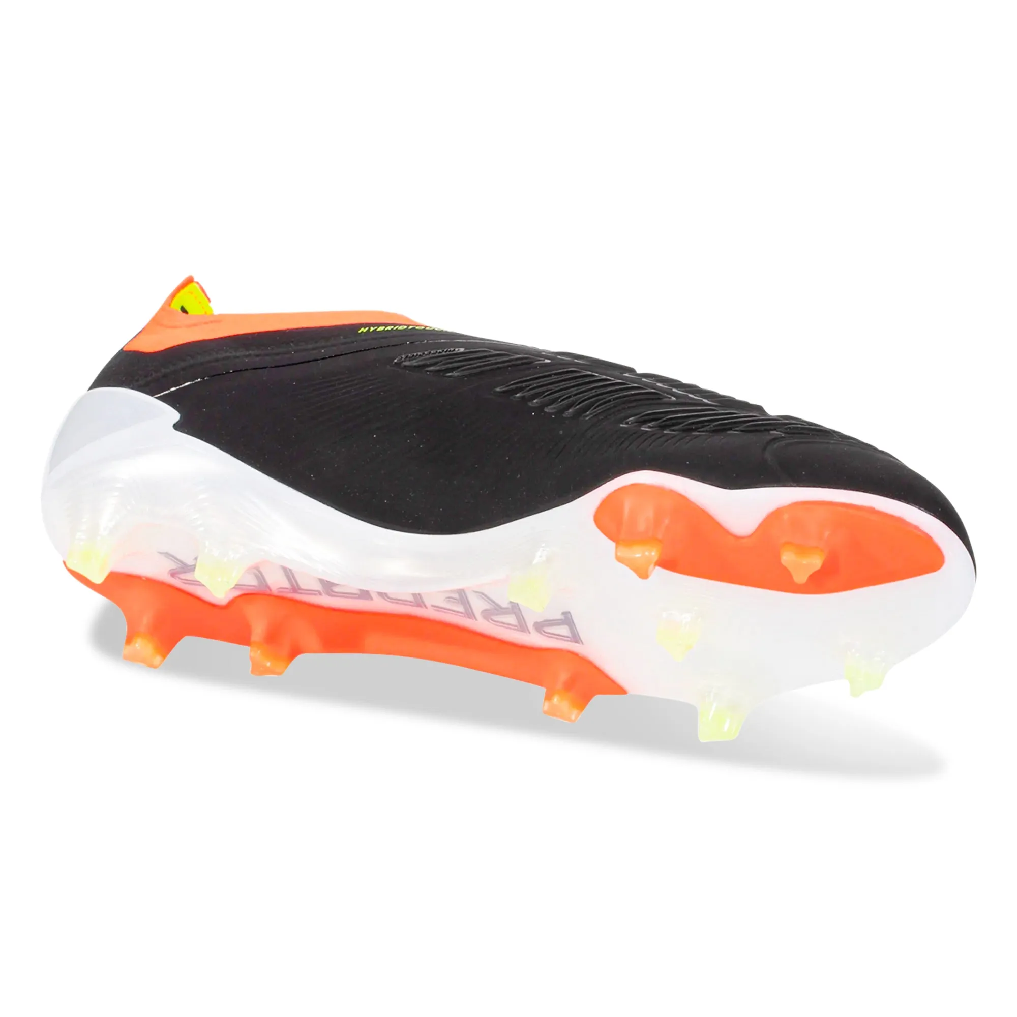Game Pressure adidas Predator Elite LL FG Soccer Cleats (Black/Solar Red)