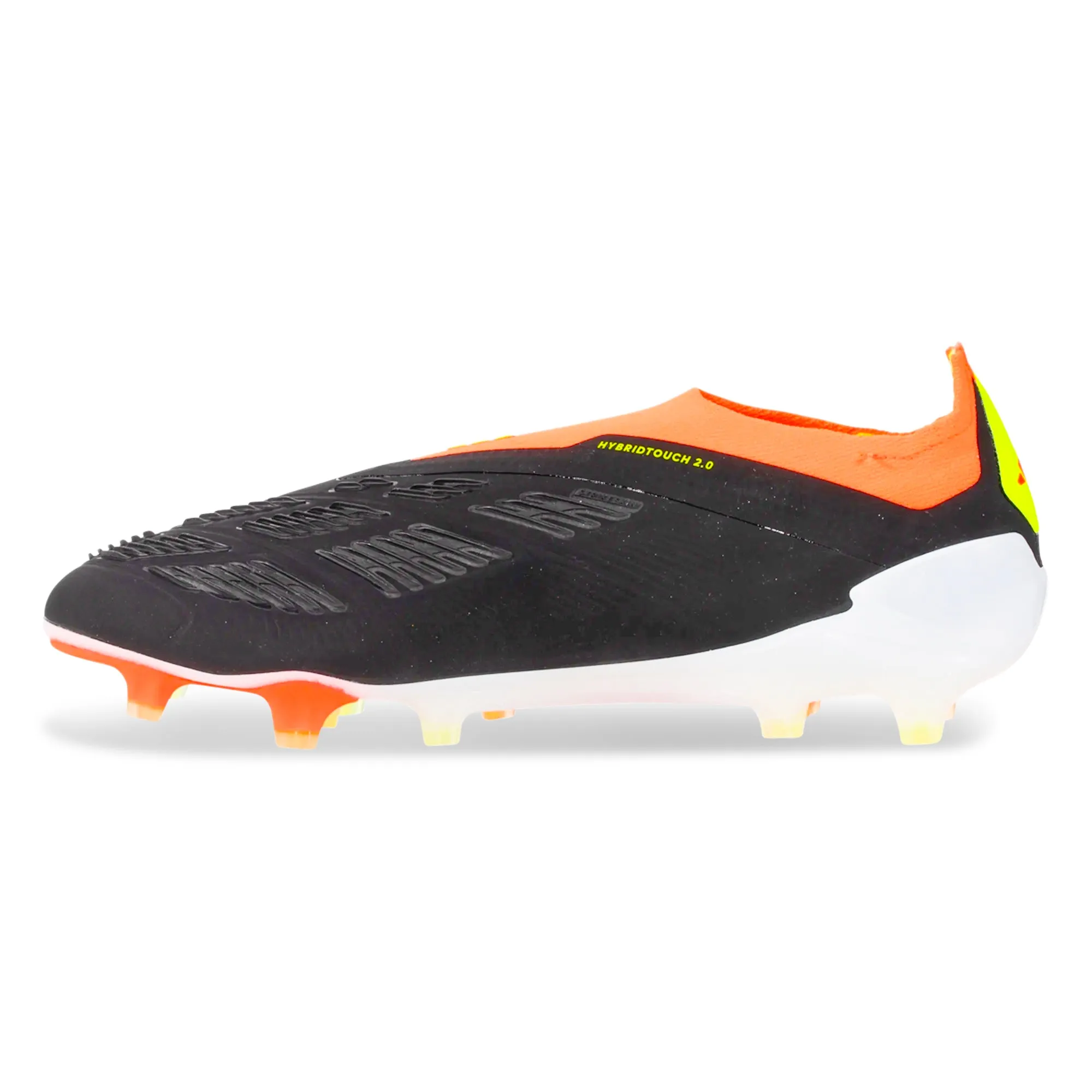 Footing Control Pitch Grip adidas Predator Elite LL FG Soccer Cleats (Black/Solar Red)