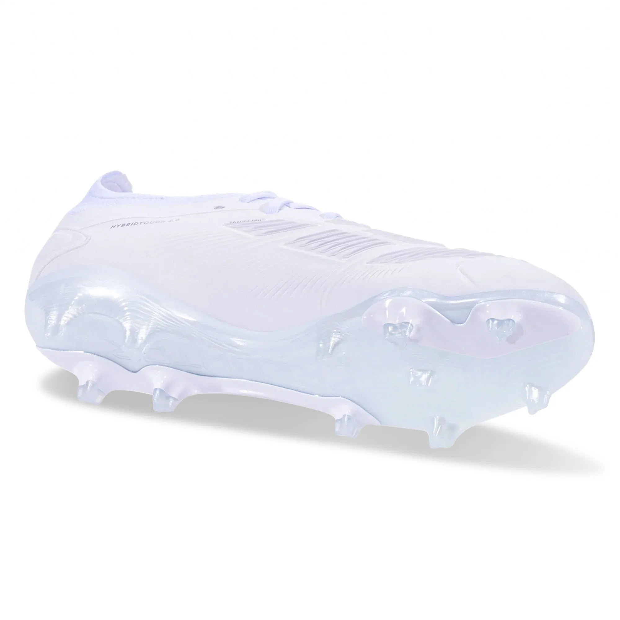 Turf Focus Tactical Moves adidas Predator Pro Firm Ground Soccer Cleats (White/Metallic Silver)