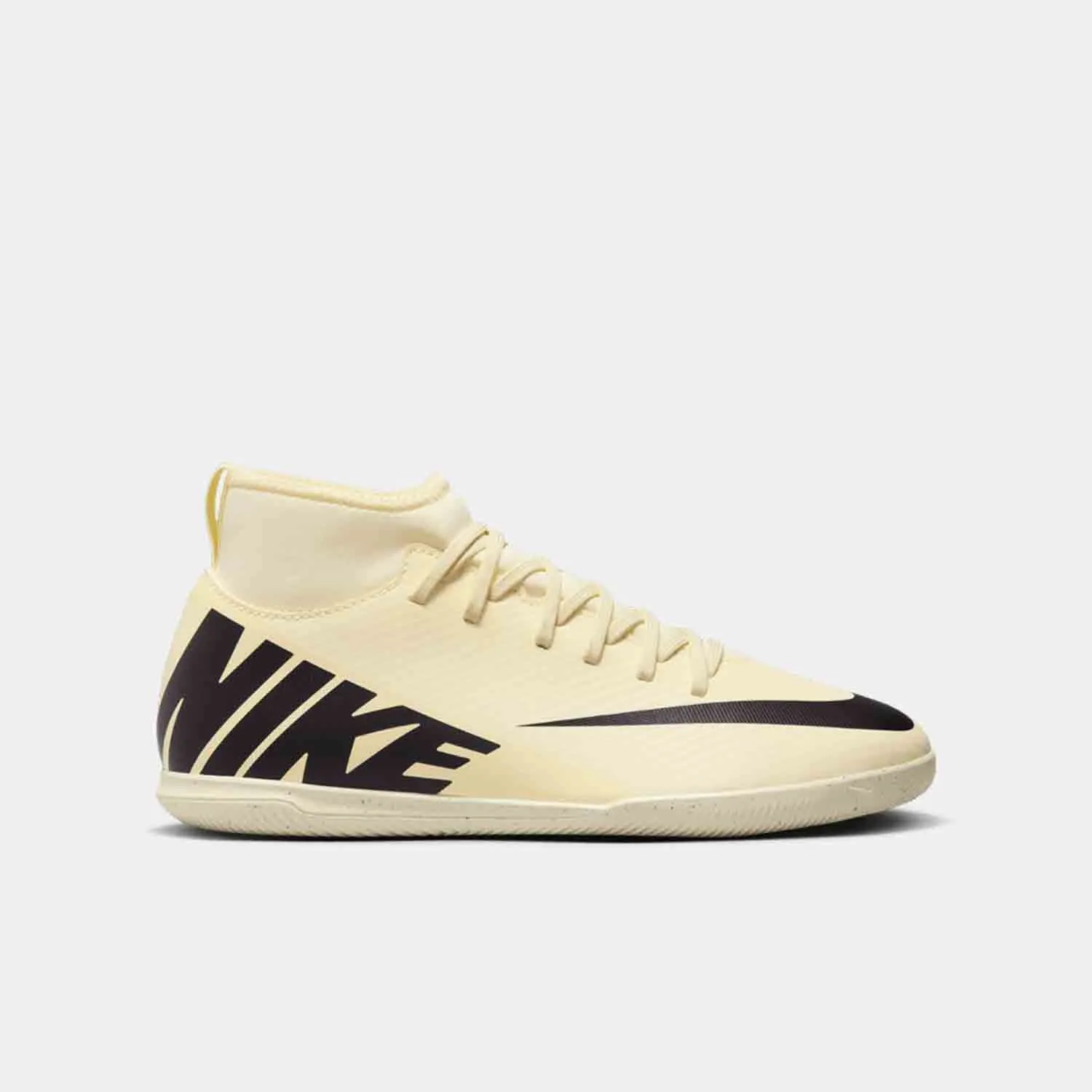 Practice Routine Knitted Collar Kids' Nike Jr. Mercurial Superfly 9 Club Indoor Soccer Shoes