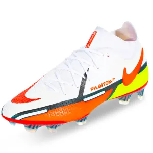 Nike Phantom GT2 Elite FG (White/Bright Crimson) Speed Training