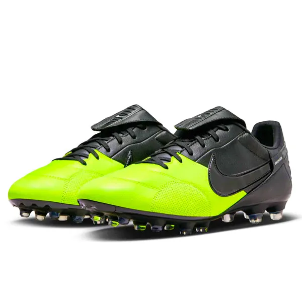 Weekend Game match day Nike Premier III Firm Ground Soccer Cleats (Black/Black-Volt)