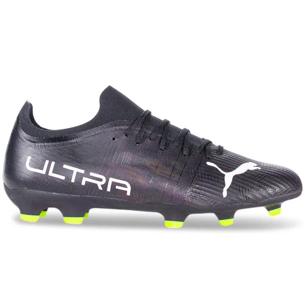 Puma Ultra 3.4 FG/AG (Puma Black/Fizzy) Snug fit Defend Strong
