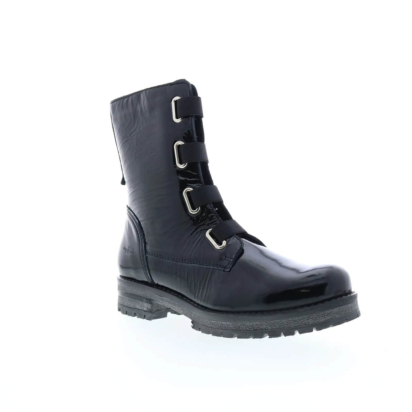 Comfortable fit Hiking Boots Bos. & Co. Pause Womens Black Leather Zipper Casual Dress Boots