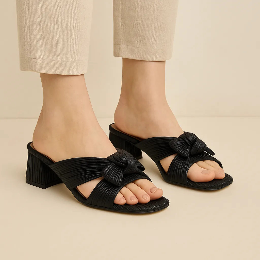 Sporty Heeled Shoes BRESLEY ANISTON BLACK