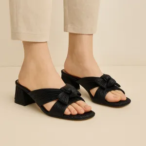Sporty Heeled Shoes BRESLEY ANISTON BLACK
