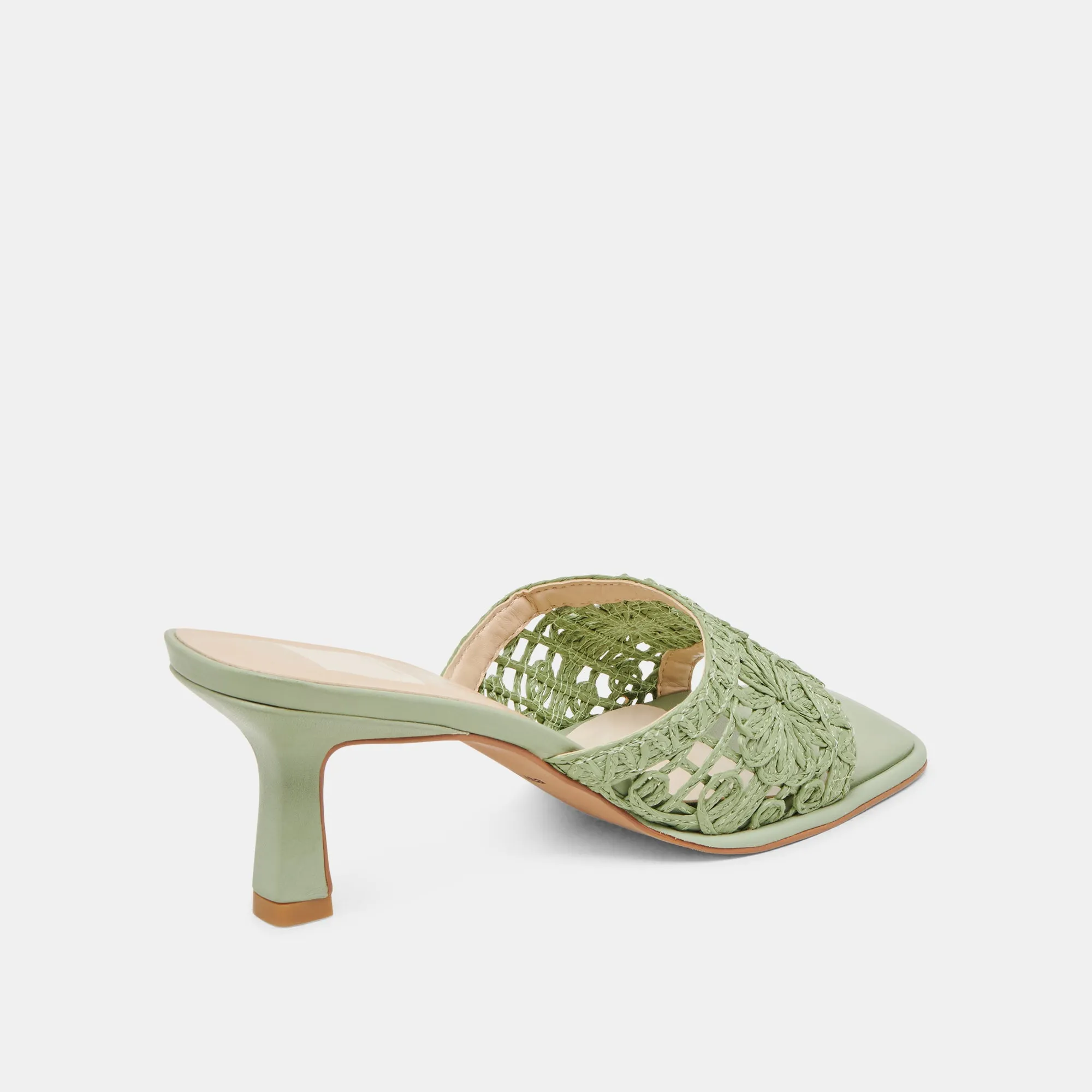 MAYLAH HEELS SAGE MACRAME Summer Wedding Heels Fashion Heels