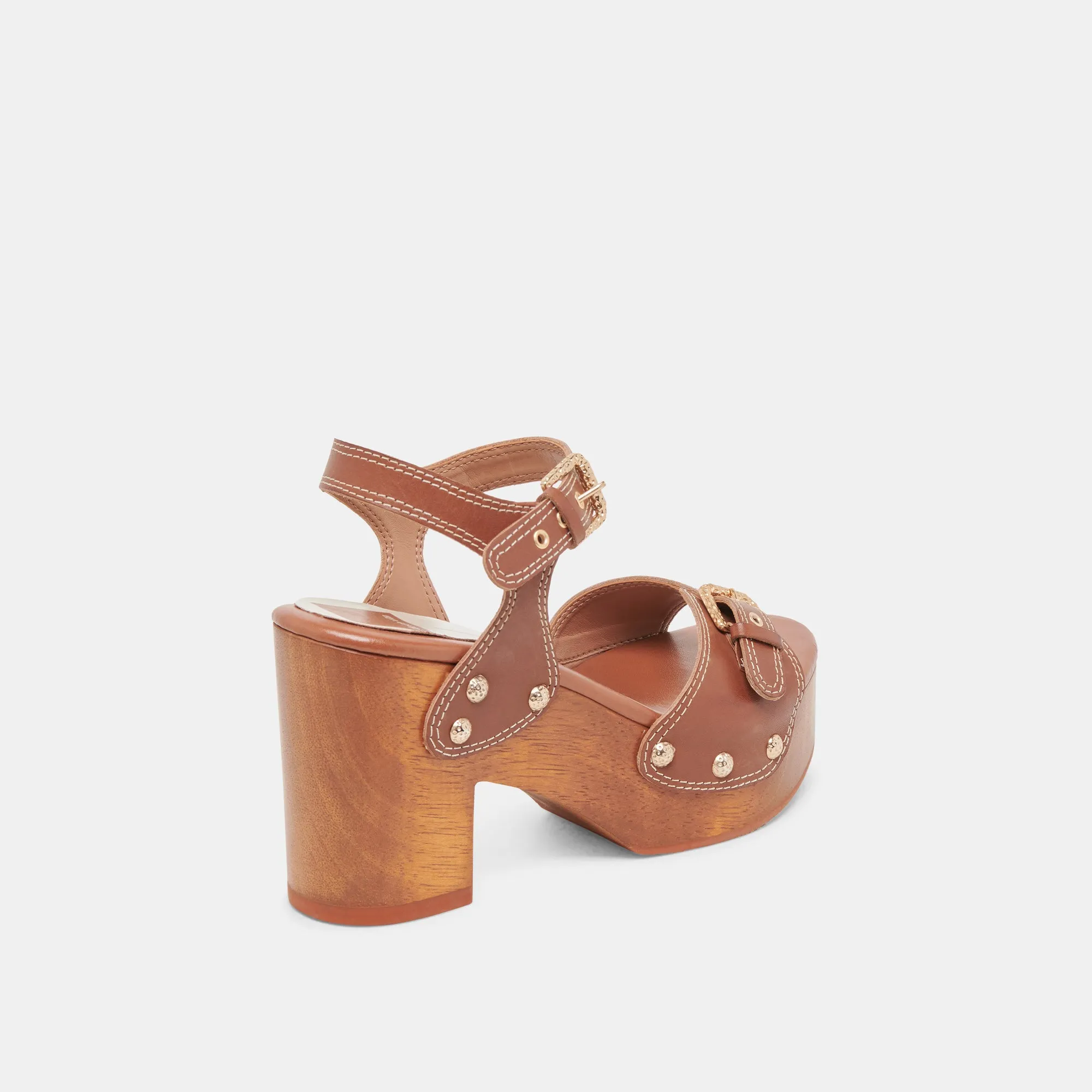 Black Tie Event Heels Chic Pumps YANDY HEELS COGNAC LEATHER
