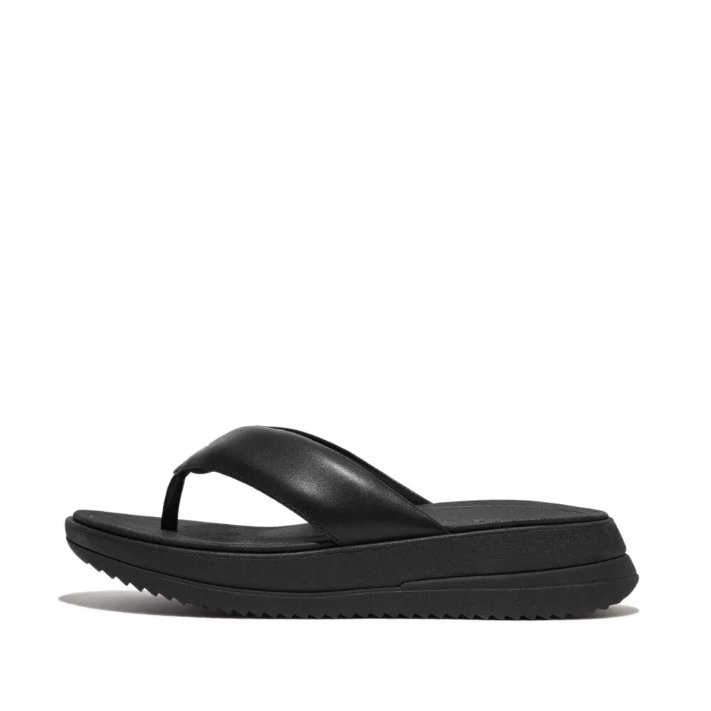 Leg Long FitFlop SURFF Padded-Leather Toe-Post Sandals