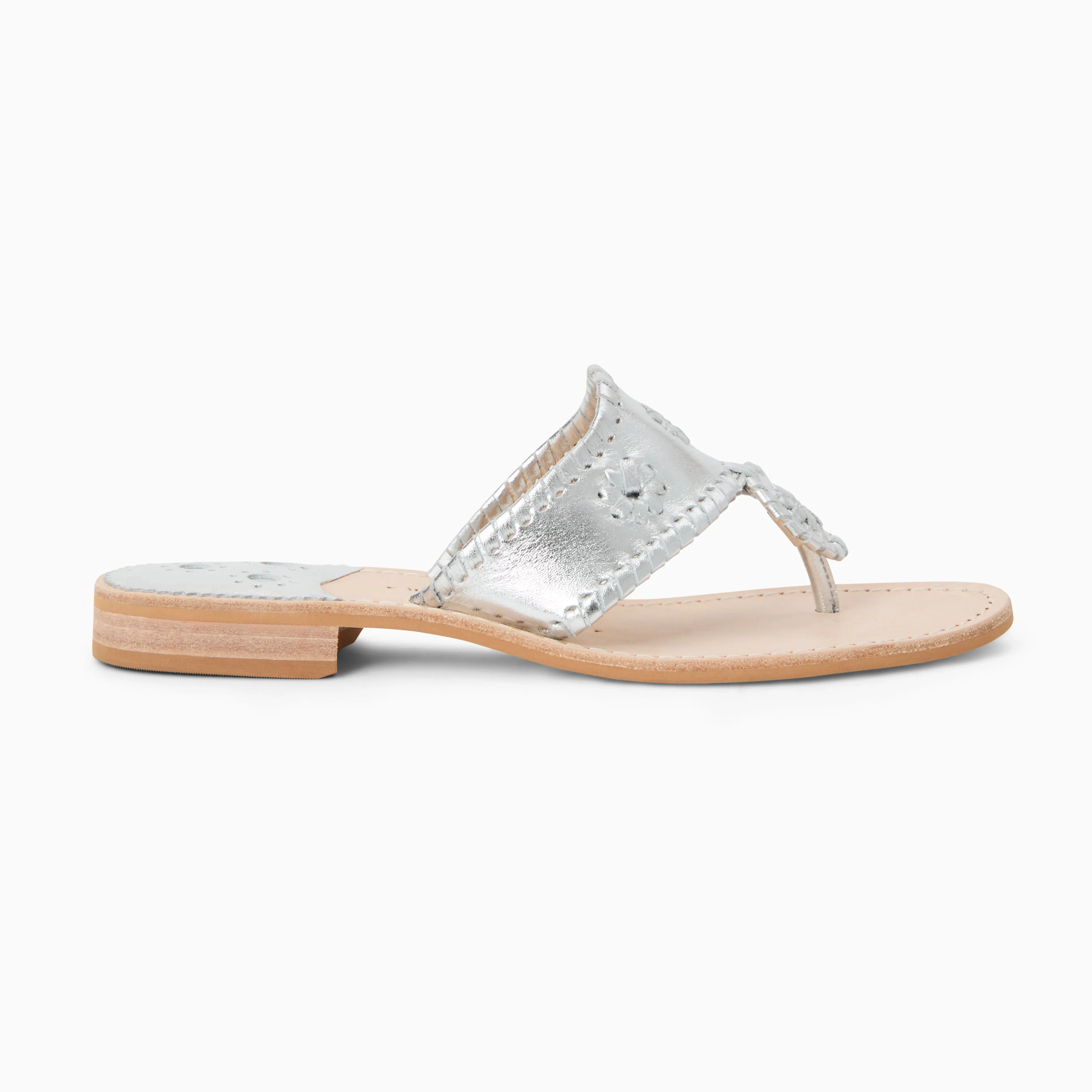 Jacks Wide Width Leather Flat Sandal Peak Mode