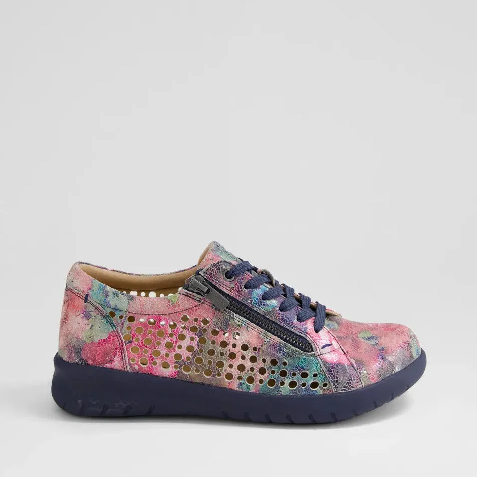 ZIERA SHOVO FUCHSIA FLORAL Comfort Ankle