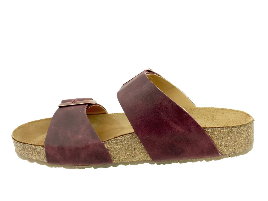 Haflinger Sandals Andrea Country Bordeaux Trendy Vibe Weather Easy