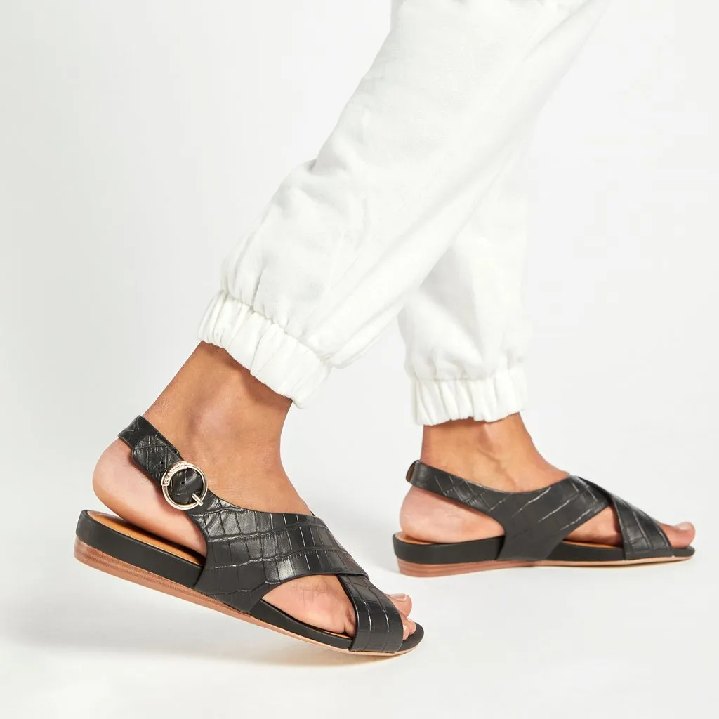FRANKiE4 AMBER BLACK CROC Trail Ready