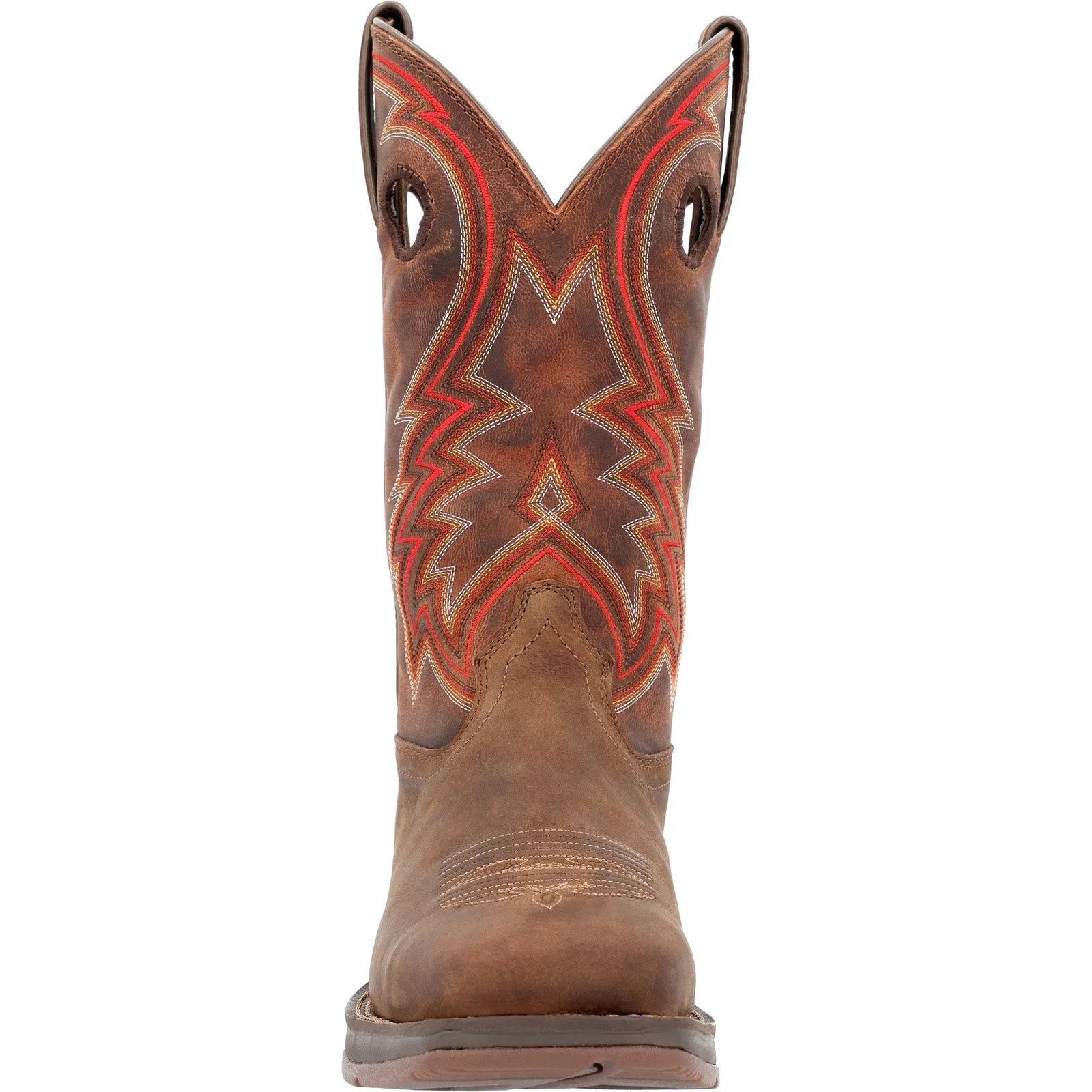 Urban Fit Soft Insole Durango Rebel DDB0393 Mens Brown Wide Leather Slip On Cowboy Western Boots