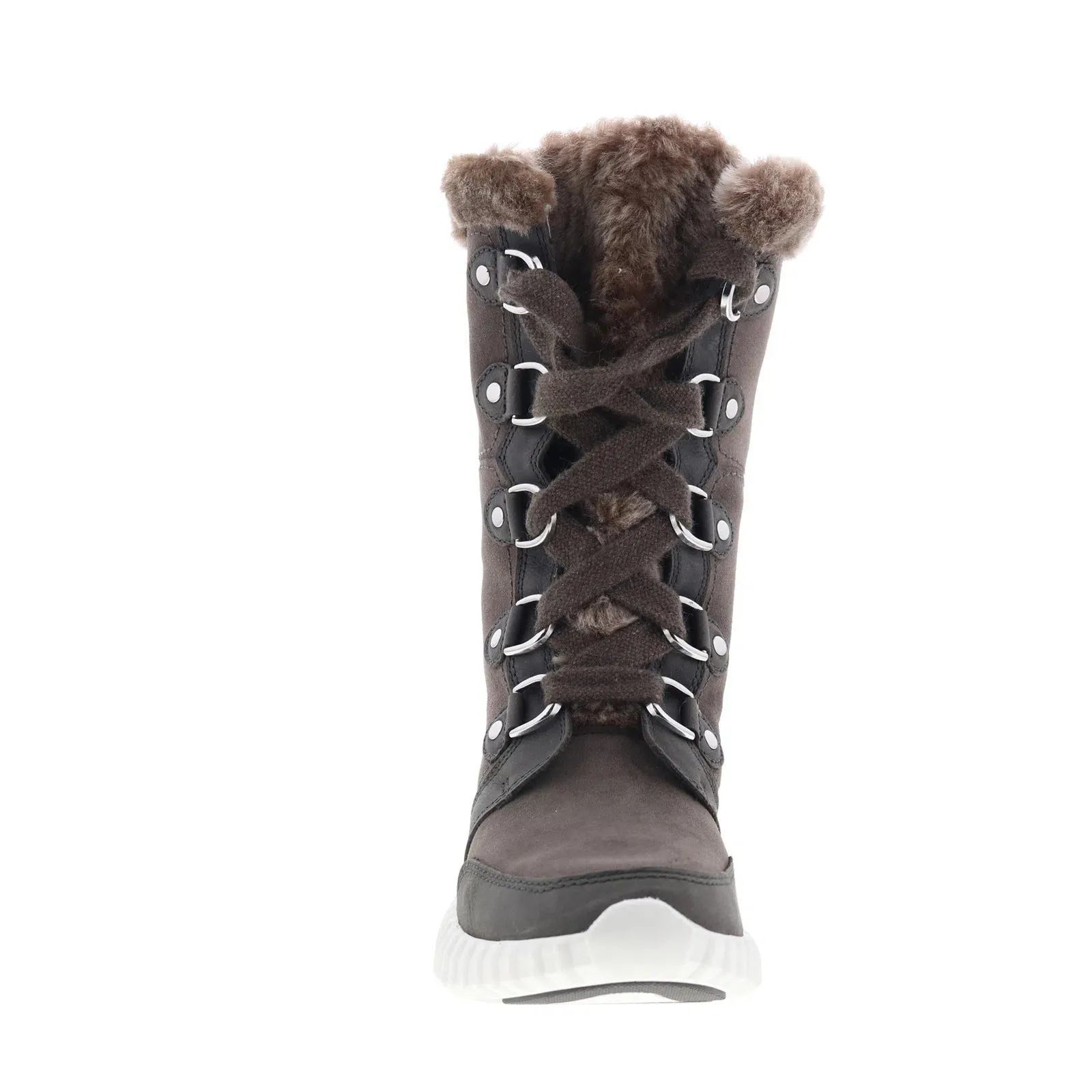 Johnston & Murphy 78-56546 Womens Brown Suede Lace Up Casual Dress Boots Strong Grip Flexible Sole