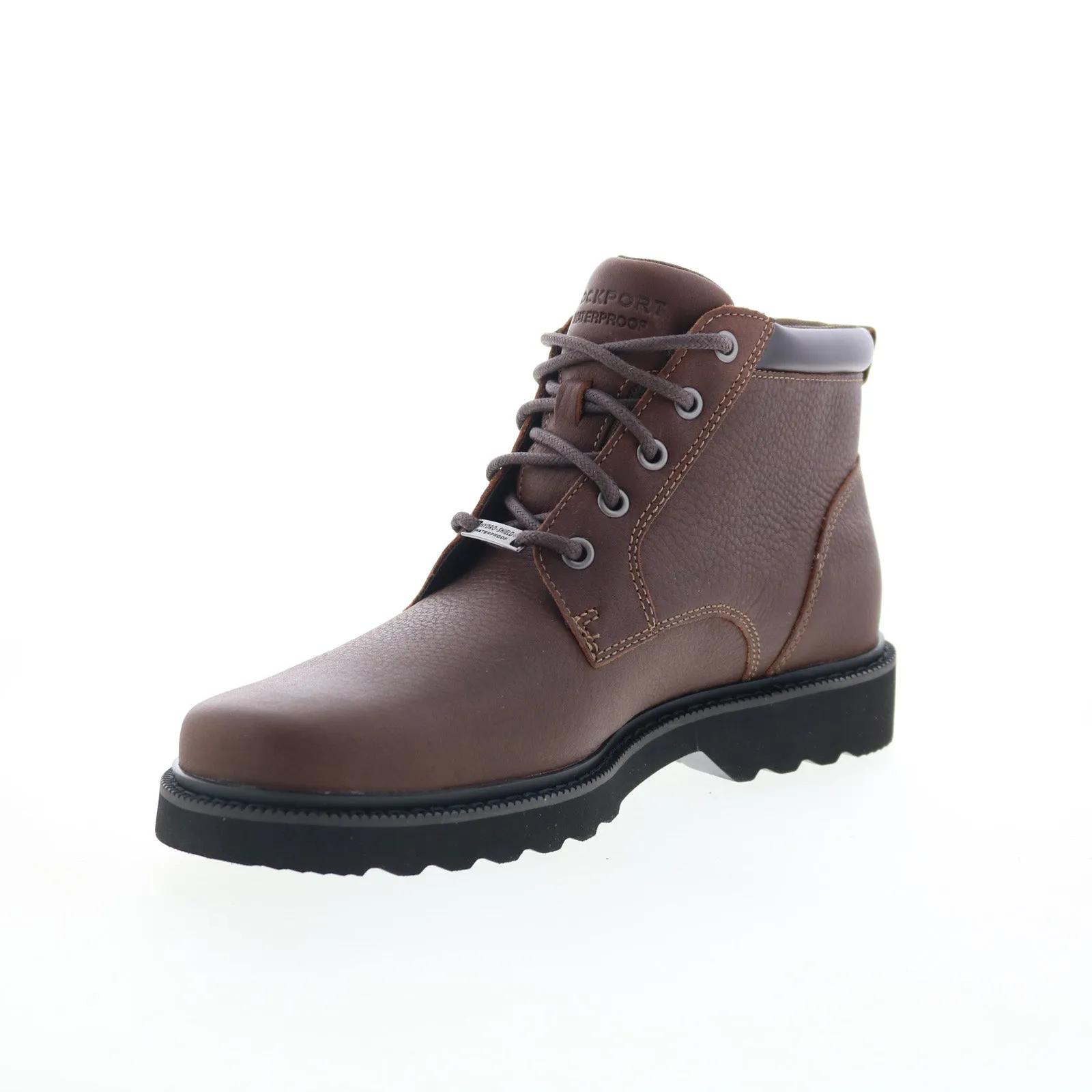 Rockport Northfield Plain Toe Boot Mens Brown Extra Wide Casual Dress Boots Neutral palette