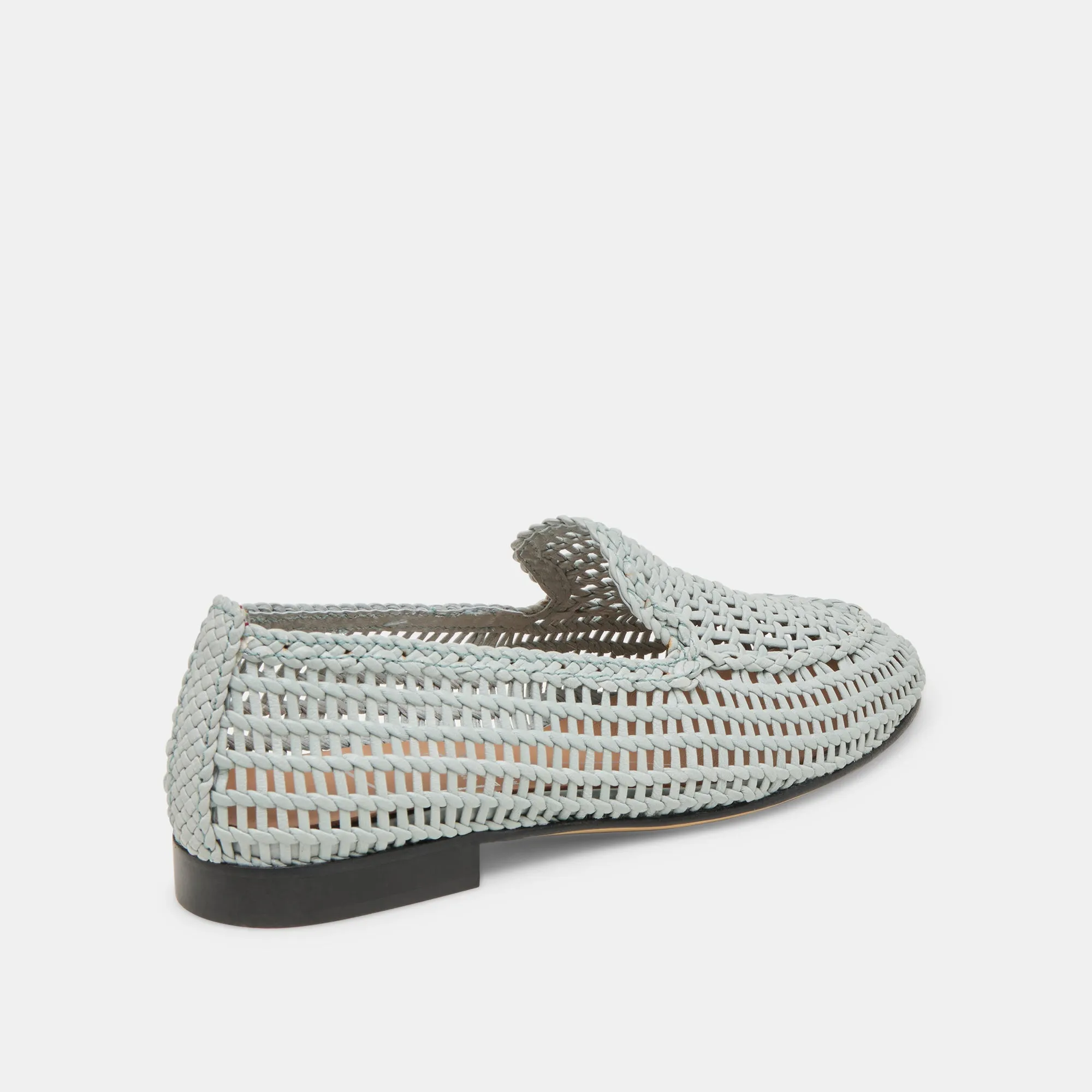 Party Mood ARMOND FLATS SKY BLUE WOVEN LEATHER