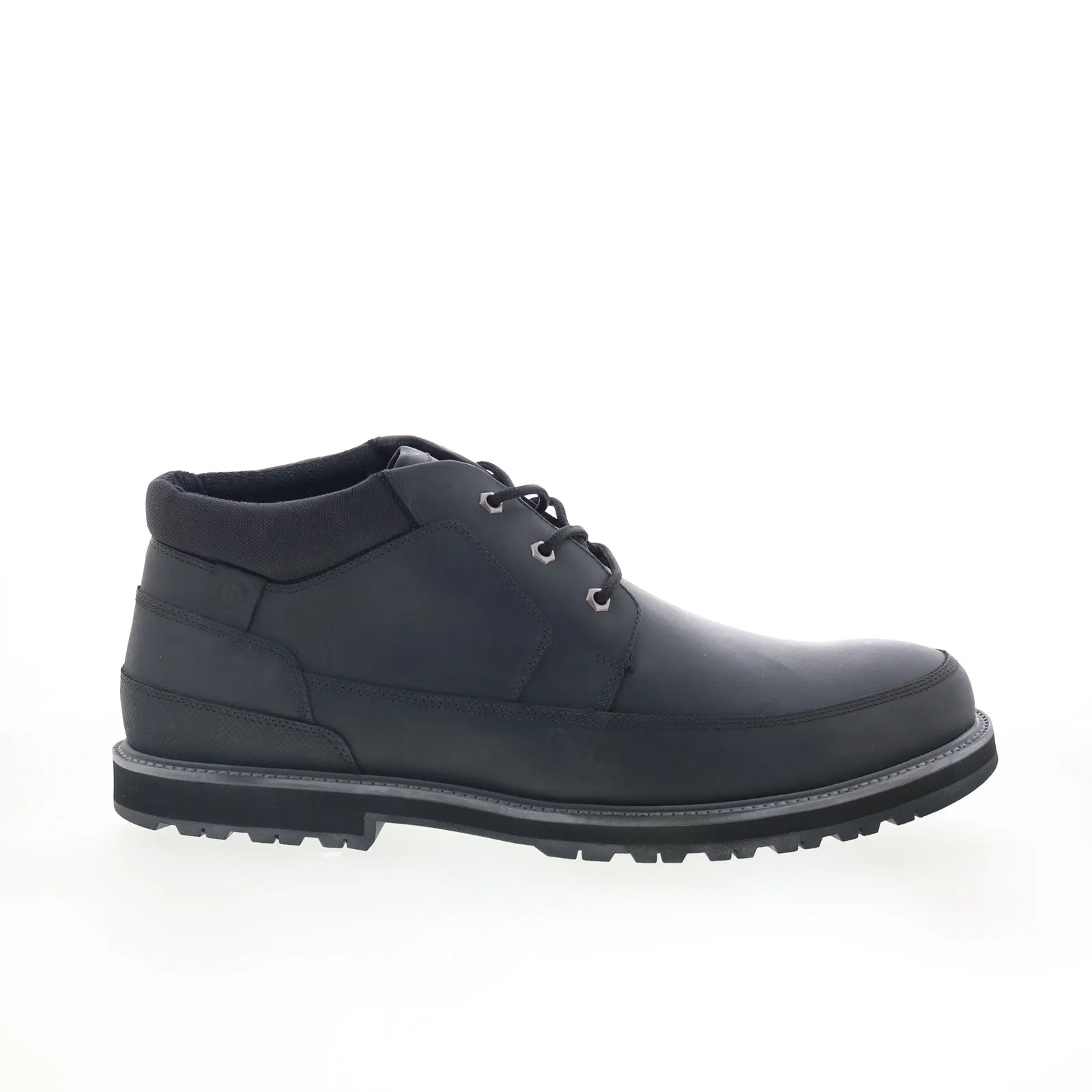 Dunham Byrne Waterproof Chukka CJ0852 Mens Black Leather Chukkas Boots Stylish Versatility