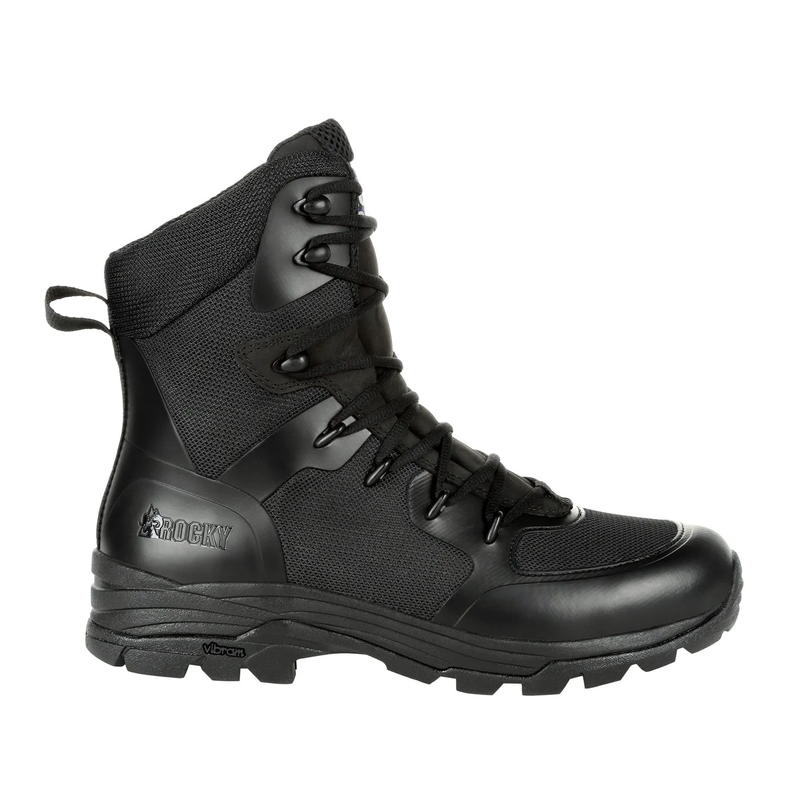 Clean Form Rocky Code Blue 8" Public Service RKD0052 Mens Black Leather Tactical Boots