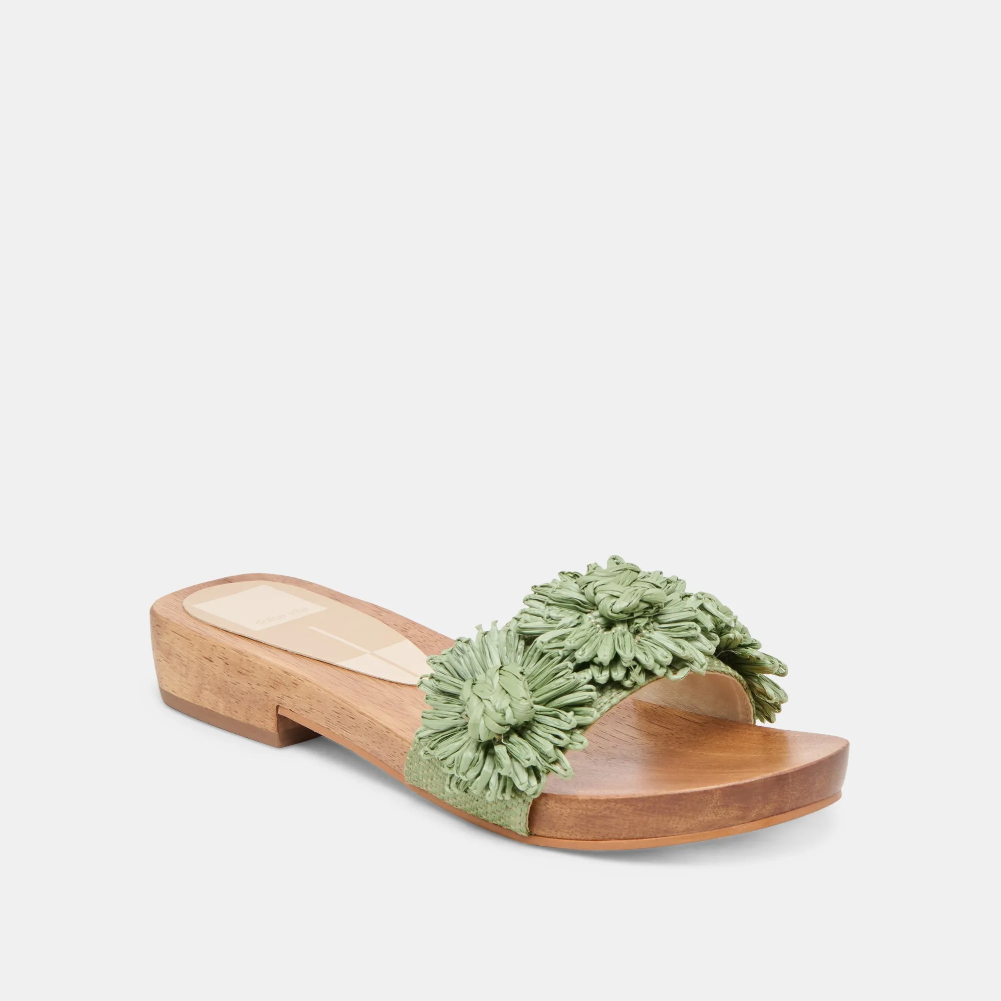 ARIENA SANDALS JADE FLORAL RAFFIA Light Trail All-Age Fit
