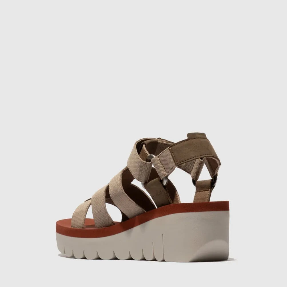 uv guard Modern Steps FLY LONDON YOJI MILITARY BEIGE BRICK
