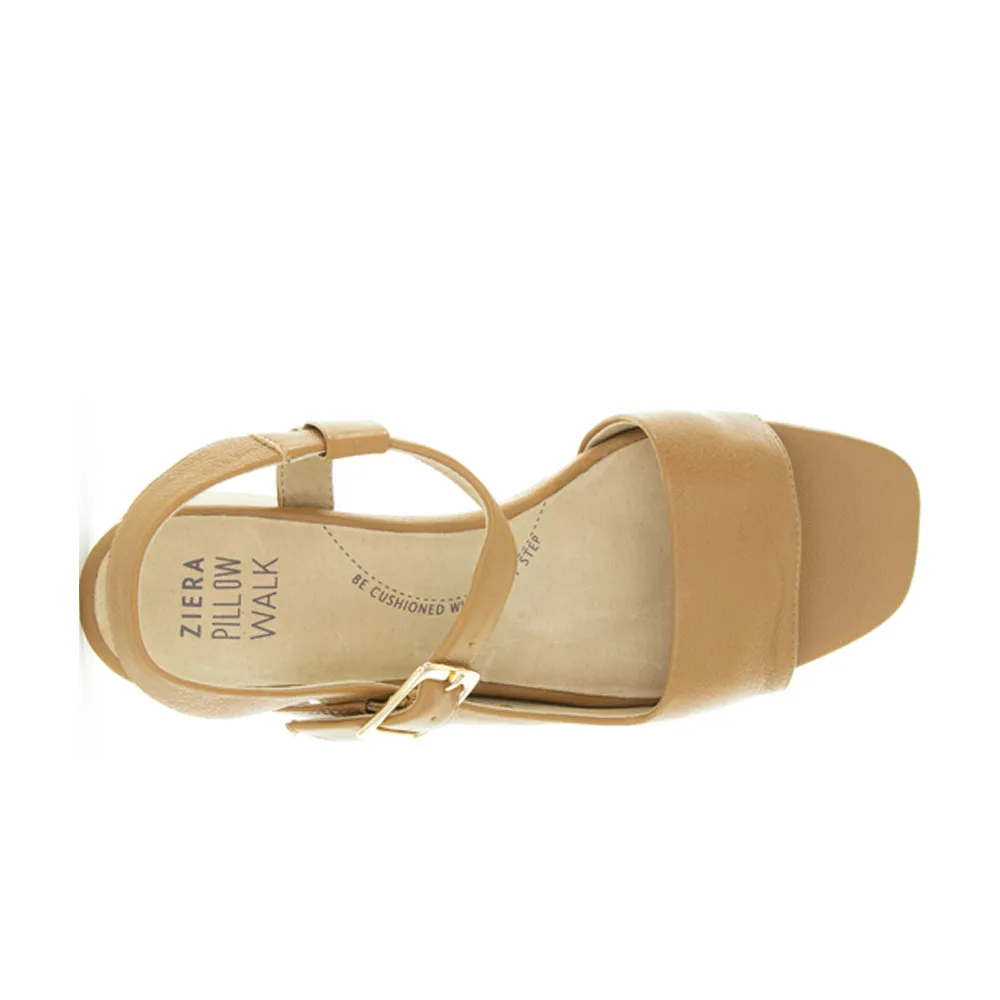 Soft Sandals Arch Cushioning ZIERA CENDA DK TAN