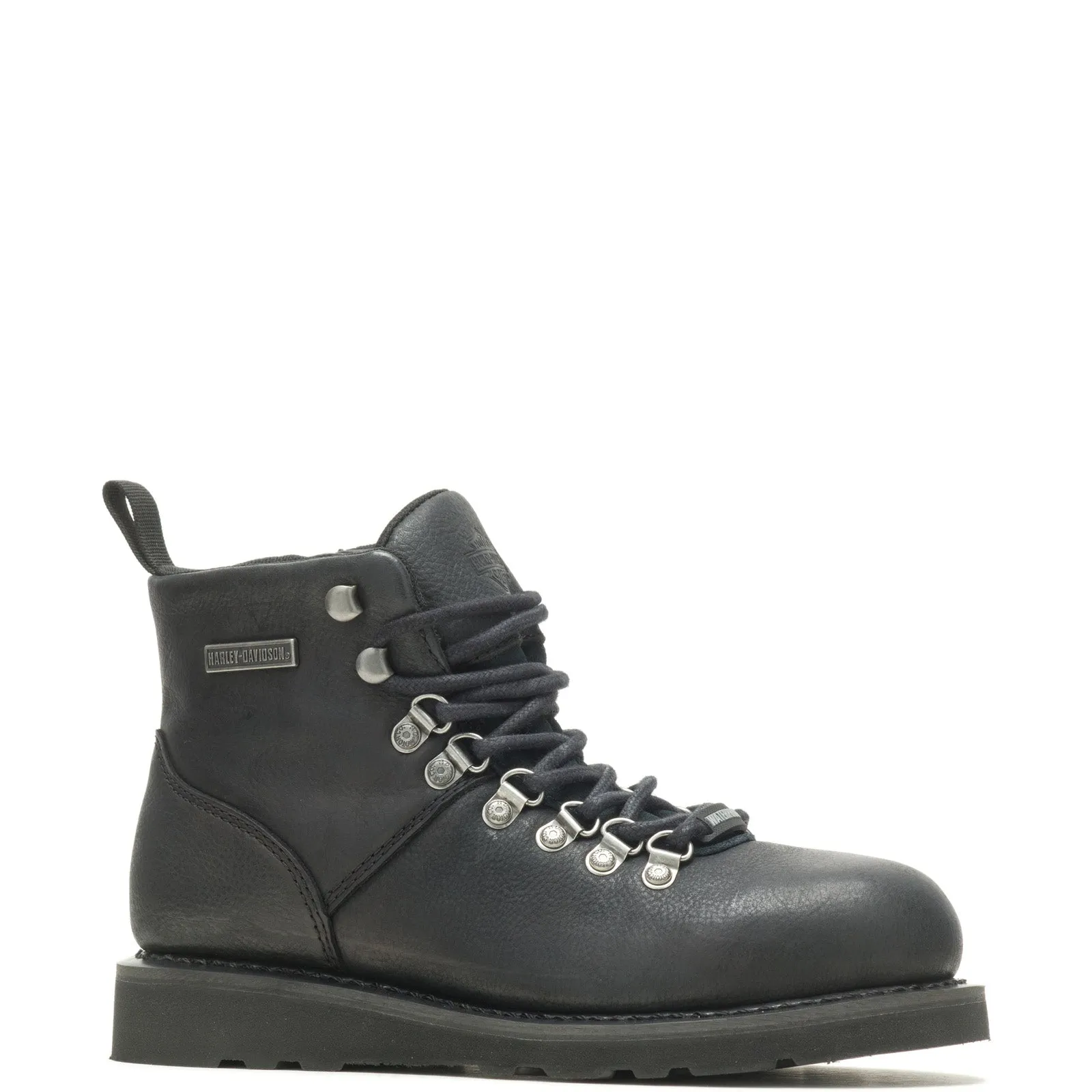 Summer Friendly Harley-Davidson Denway 4" D87233 Womens Black Leather Motorcycle Boots