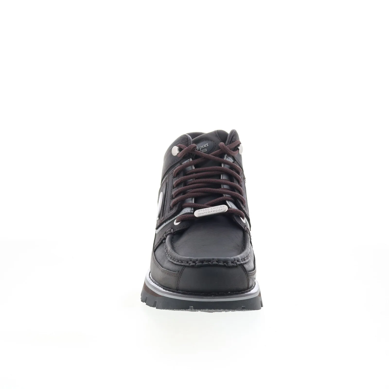 Rockport Umbwe II Waterproof Mweka CJ1363 Mens Brown Casual Dress Boots Rubber Outsole Wide Cut