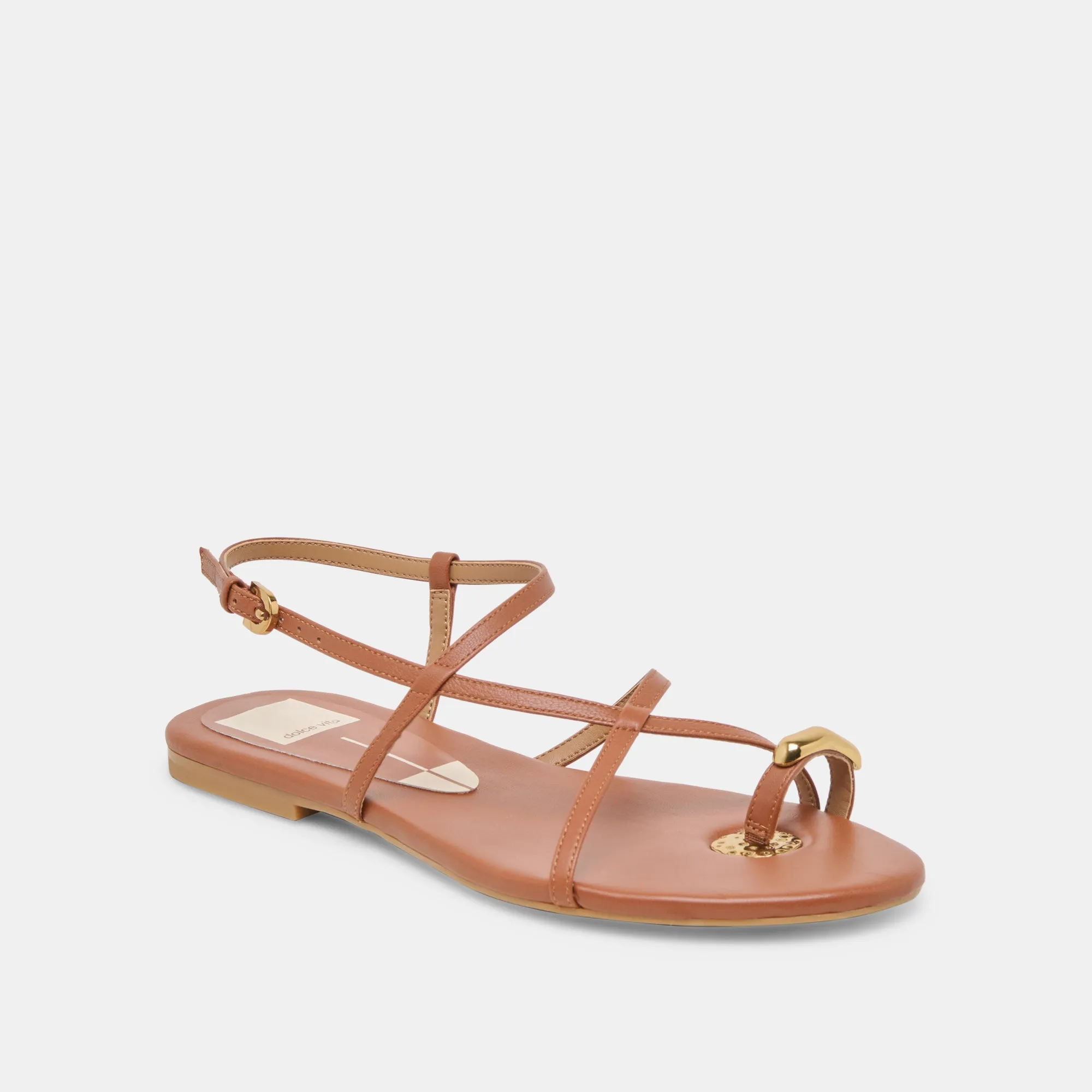 KESHA SANDALS COGNAC LEATHER Net Air Active Mode