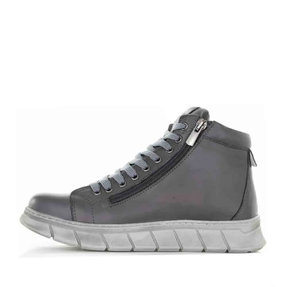 CABELLO UKI GREY High-Quality Leather