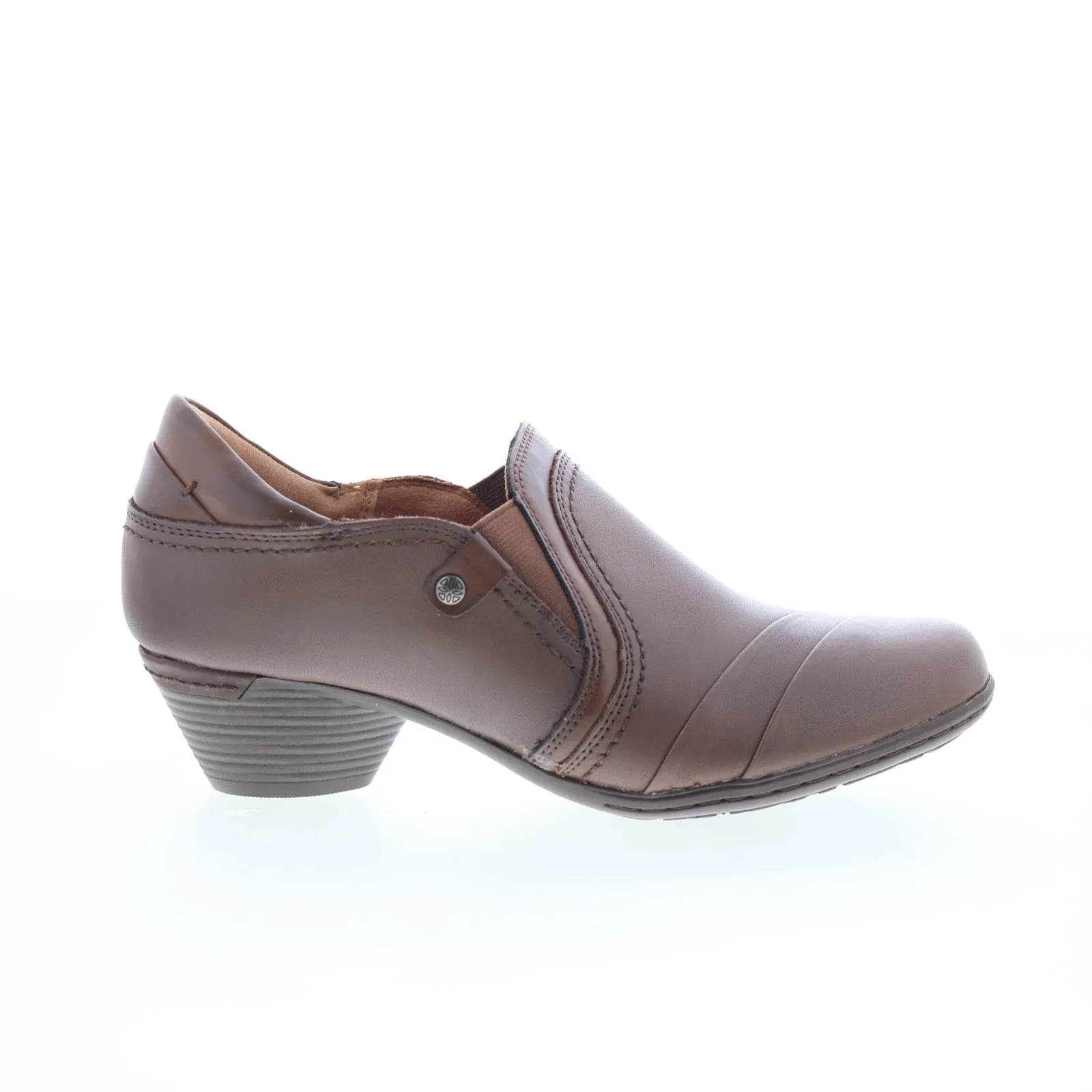 Comfy Cushion Craft Collector Cobb Hill Laurel Slip-On CI9528 Womens Brown Narrow Ankle & Booties Boots
