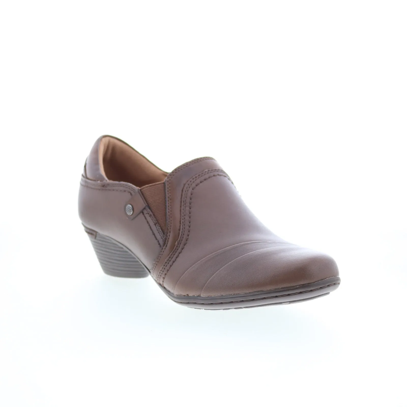 Cobb Hill Laurel Slip-On CI9528 Womens Brown Narrow Ankle & Booties Boots Comfort And Durability