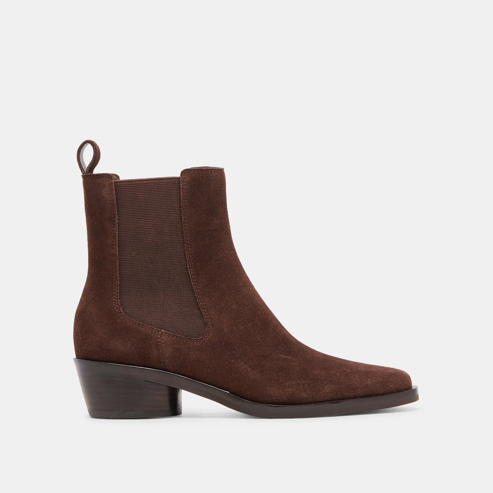 High Shaft Cushioned FOSTER BOOTIES DK BROWN SUEDE