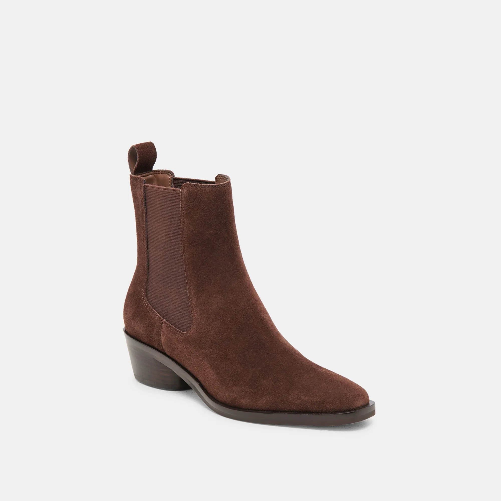 FOSTER BOOTIES DK BROWN SUEDE Functional Fit